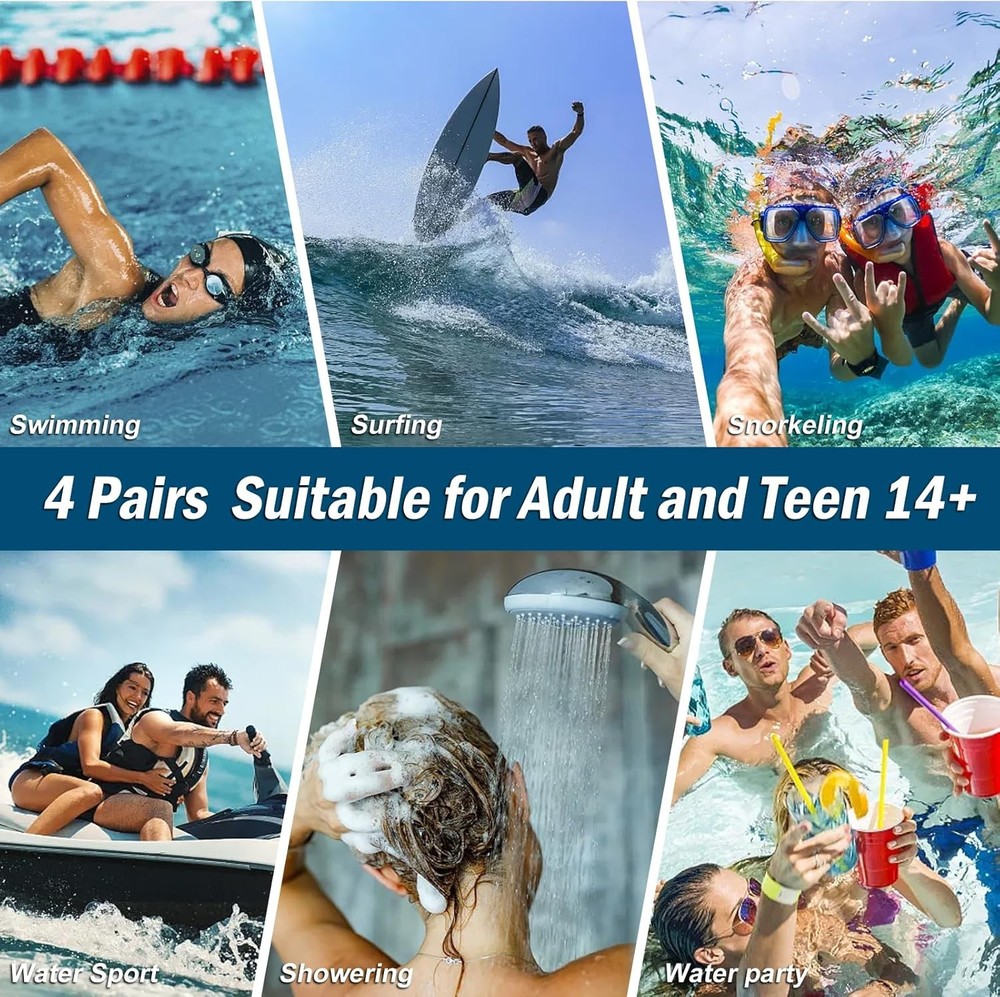 Waterproof Silicone Swimming Ear Plugs