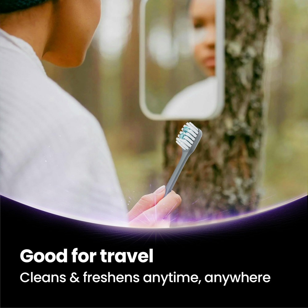 Mini Disposable Toothbrushes with Toothpaste Pre-Pasted Fluoride Paste 2 Mint...