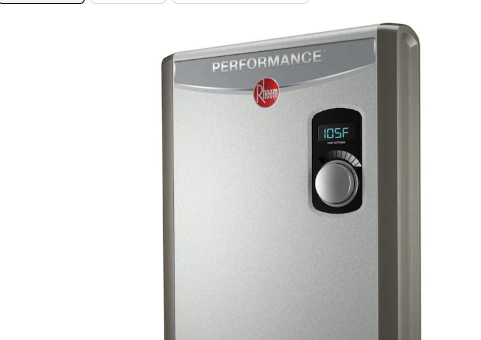Ecosmart US Performance 18kW SM 3.5GPM Electric Tankless Water Heater