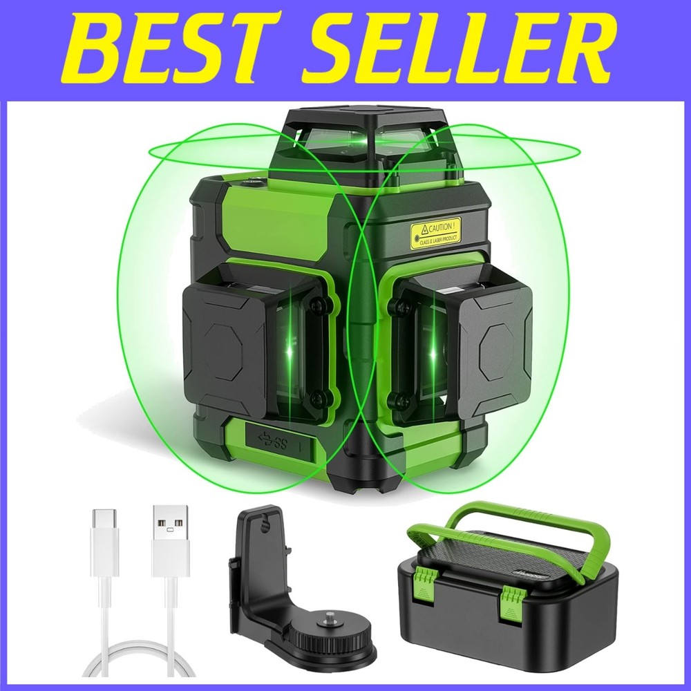 Professional Construction Laser Level with Hard Carry Case