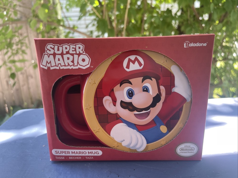 Super Mario Collectible Red Ceramic Mug