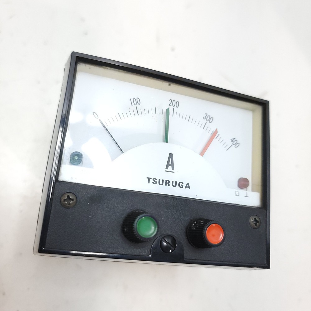 Tsuruga NRC-100HL 0-400A Ammeter *broken screw*