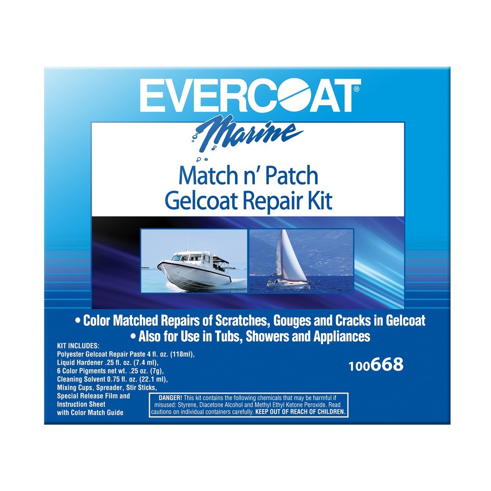 Evercoat Marine Match N'Patch Repair Kit - Repairs Nicks, Gouges & Scratches - 1