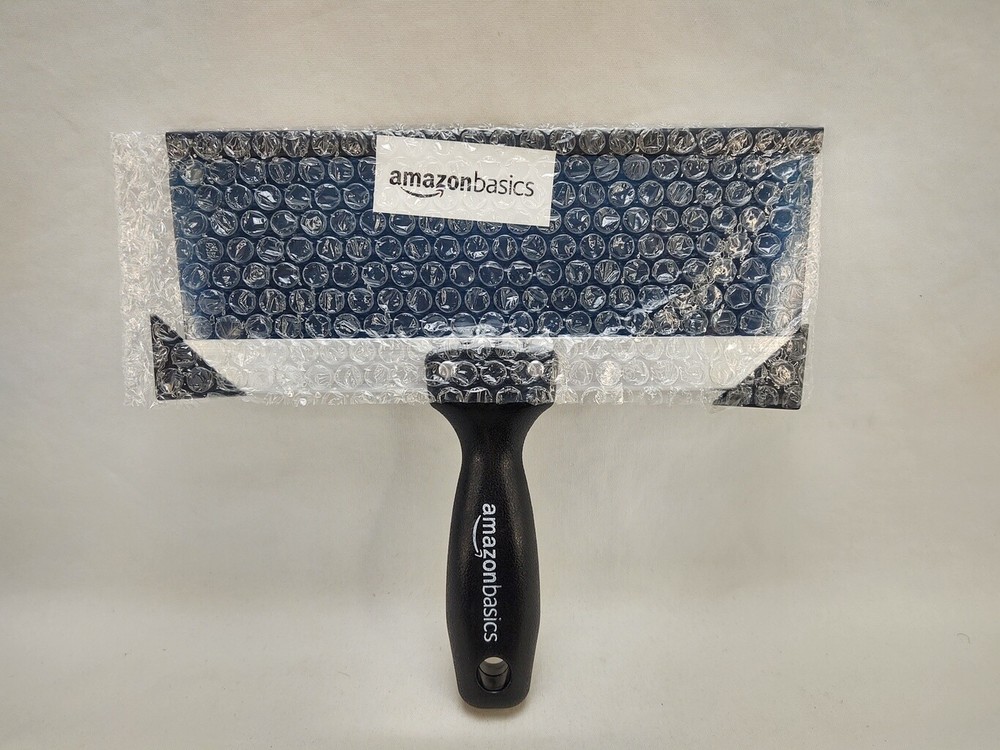 Amazon Basics 10" Blue Steel Tape Knife, with Solid Handle and Soft Grip