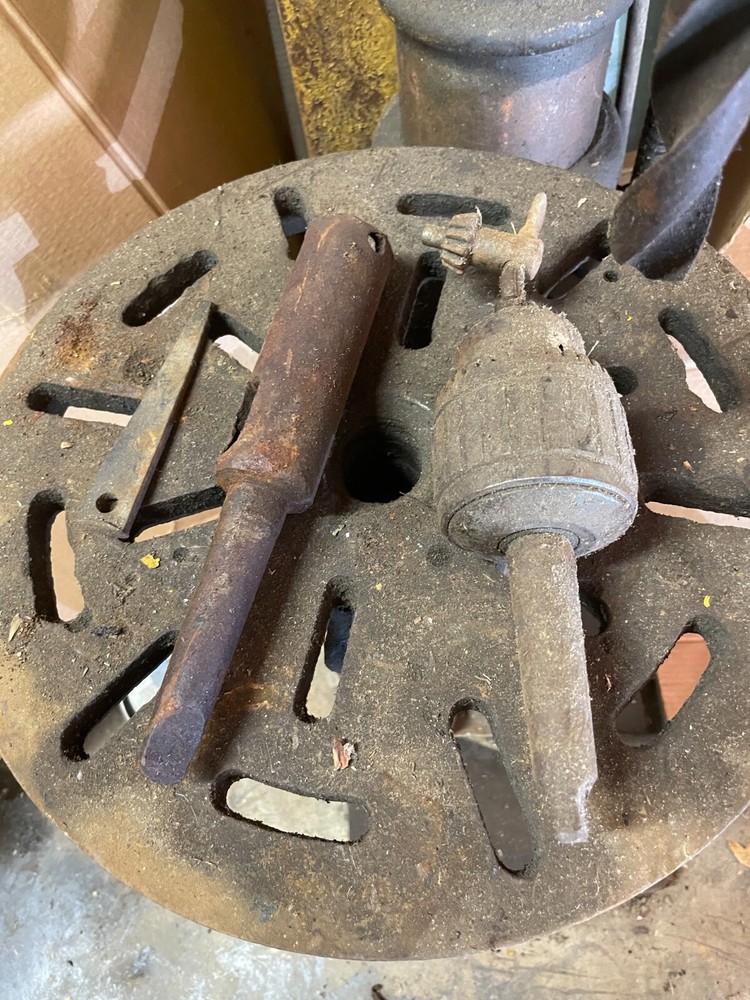 Barnes drill press Antique
