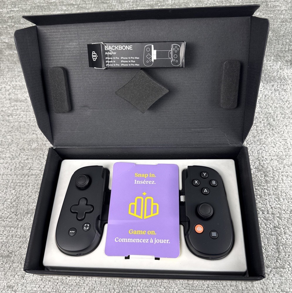 Backbone One Mobile Gaming Controller for iPhone (Lightning) - Black - 1st Gen