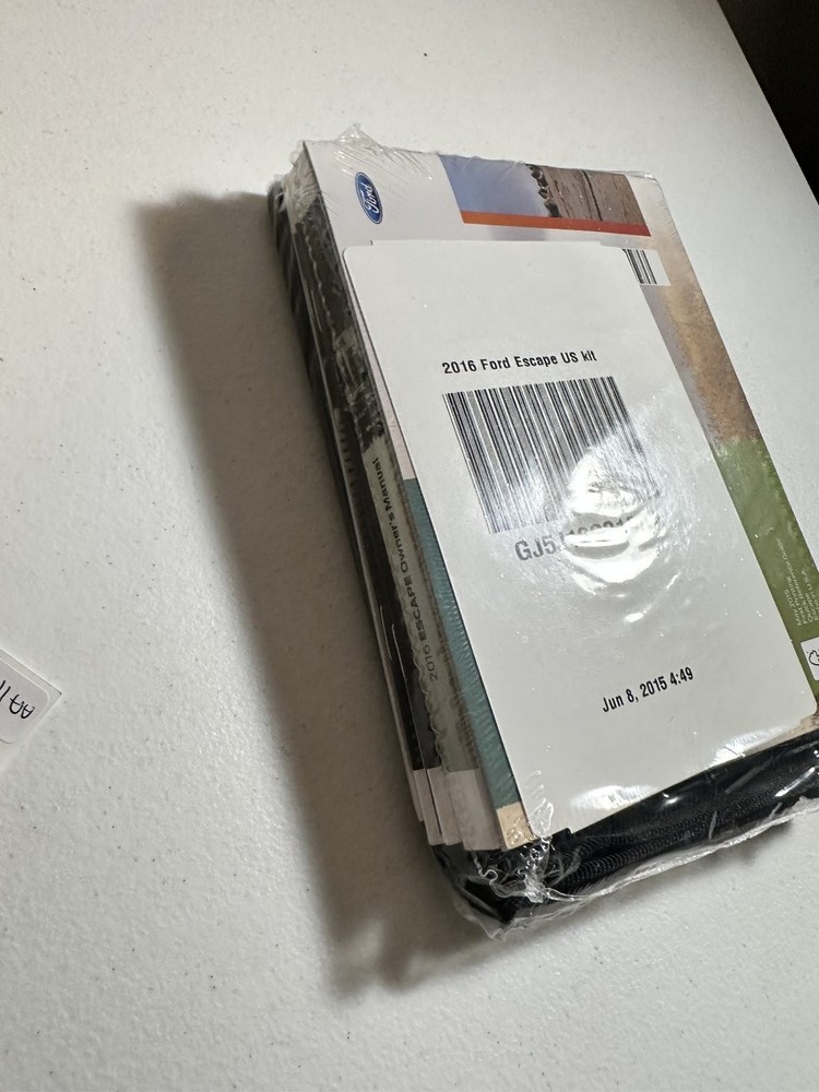 2016 Ford Escape US Owner's Manual Set