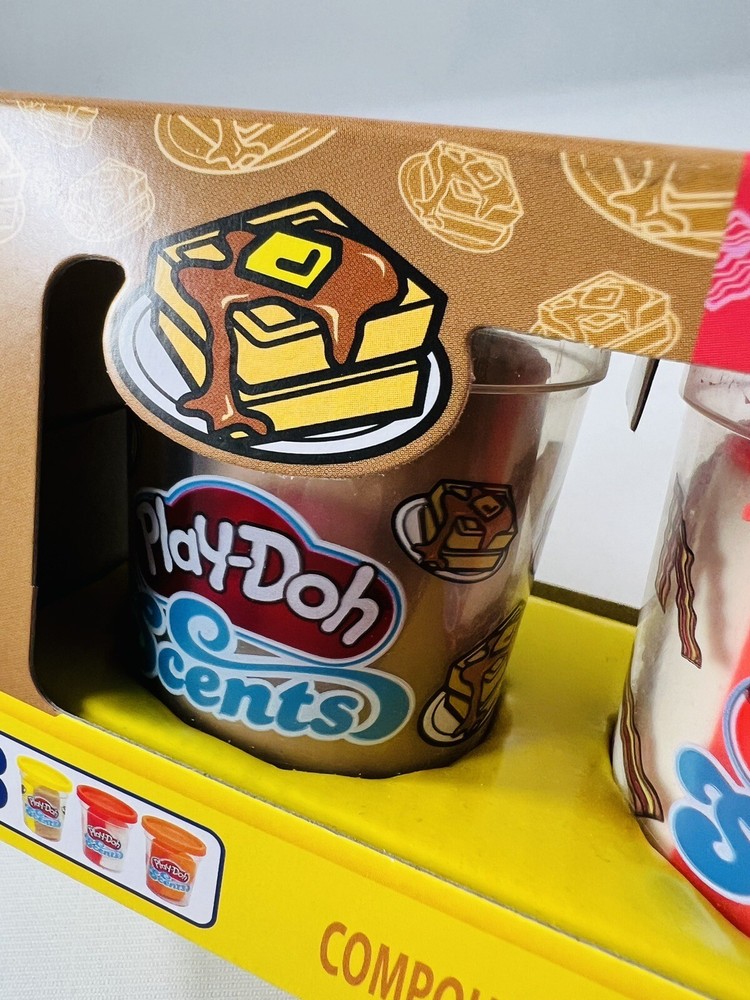 Play-Doh Scents Molding Compound BREAKFAST 3/pkg