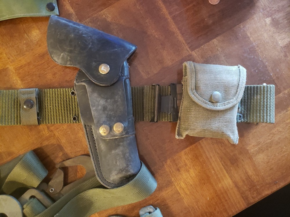 Military MP Belt and Canteen