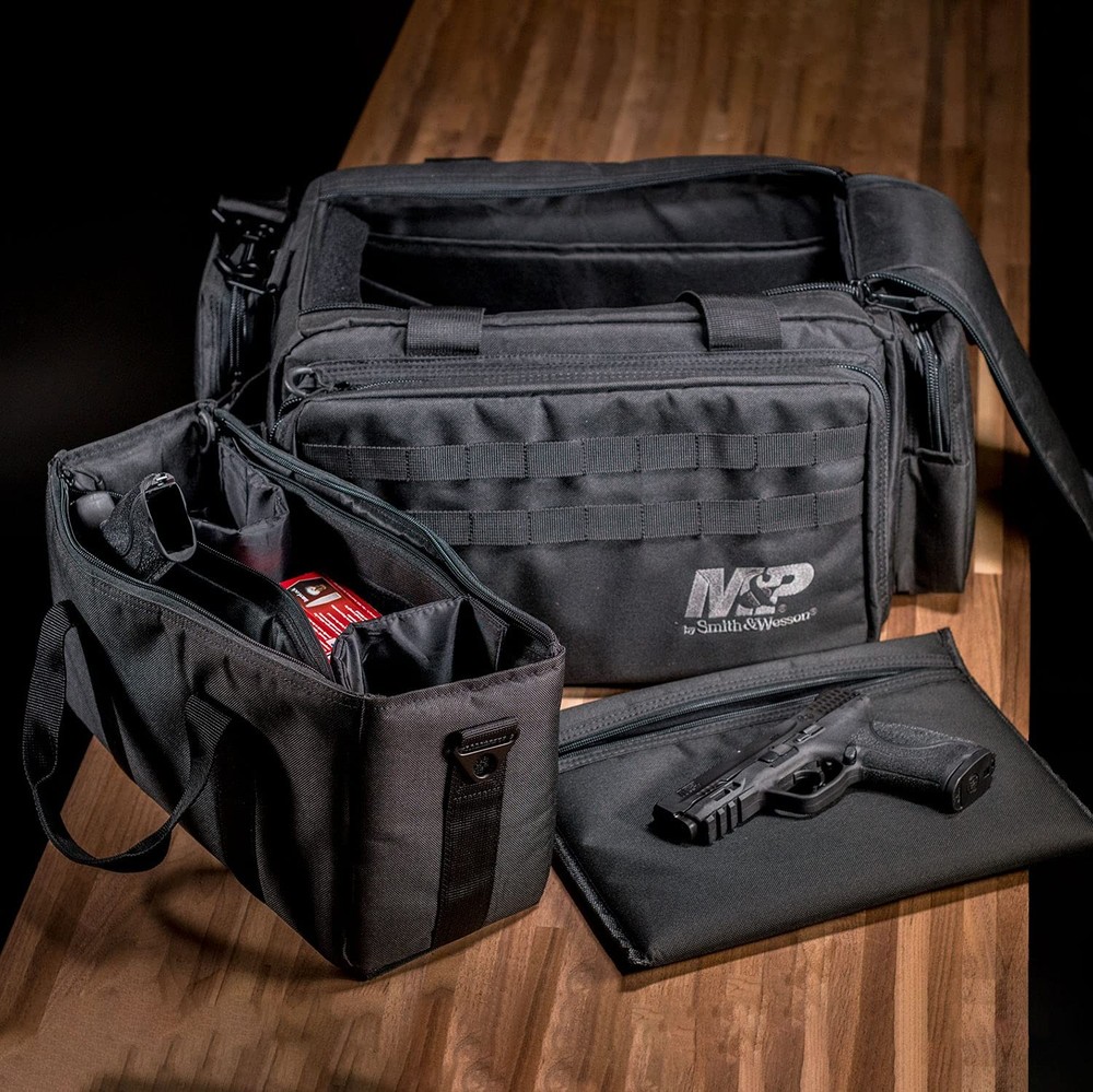 Smith Wesson MP Officer Tactical Range Bag with Weather Resistant Material