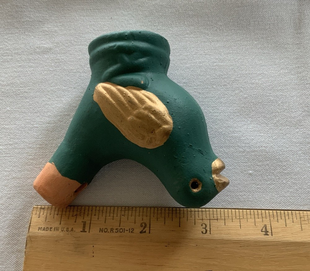Peruvian Andean Clay Bird Whistle