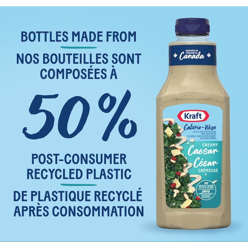 2-Pack Kraft Calorie-Wise Creamy Caesar Salad Dressing