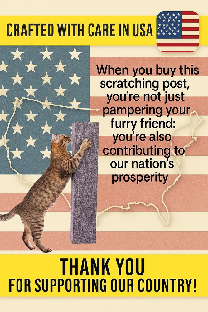 Wall Cat Scratcher – Stops Wall & Corner Scratching – Double-Sided Carpet Wal...
