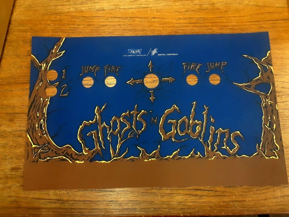 Ghosts n Goblins CPO - Control Panel Overlay - MikesArcade