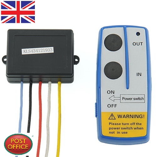 1PC CORDLESS WINCH REMOTE CONTROL Control Switch Input Drain Bed 12V
