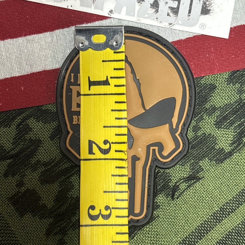 PvC 3D Punisher: Be Careful… Br Morale Tactical Hook And Loop Patch High Quality