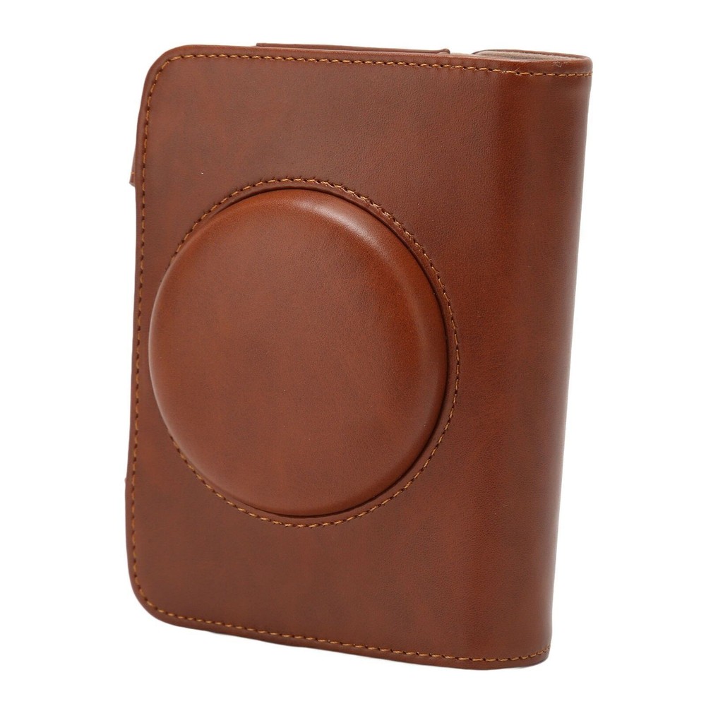 Retro Camera Case PU Leather Camera Case with Adjustable Shoulder Strap