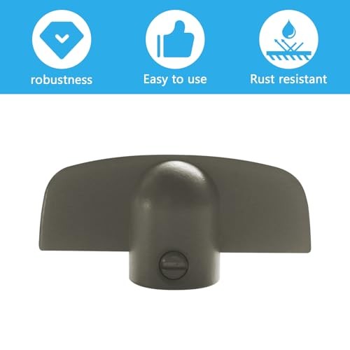 Window Crank Handle Replacement for Andersen Operator Handle, 3/8" T Stone