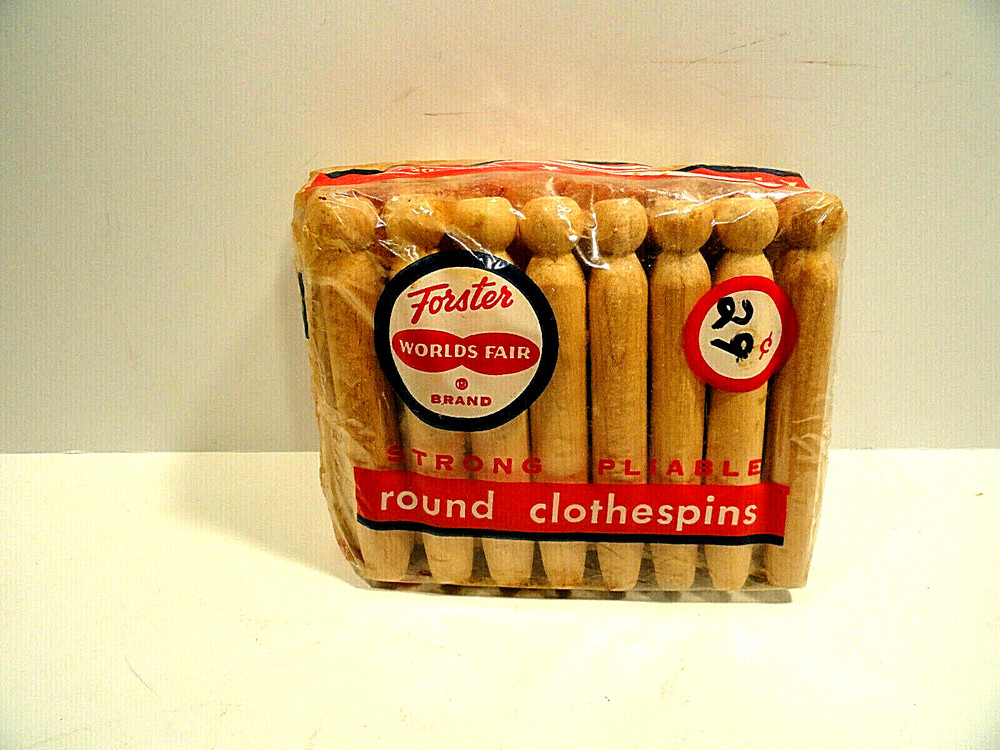 Forster 24 Worlds Fair Round Clothespins