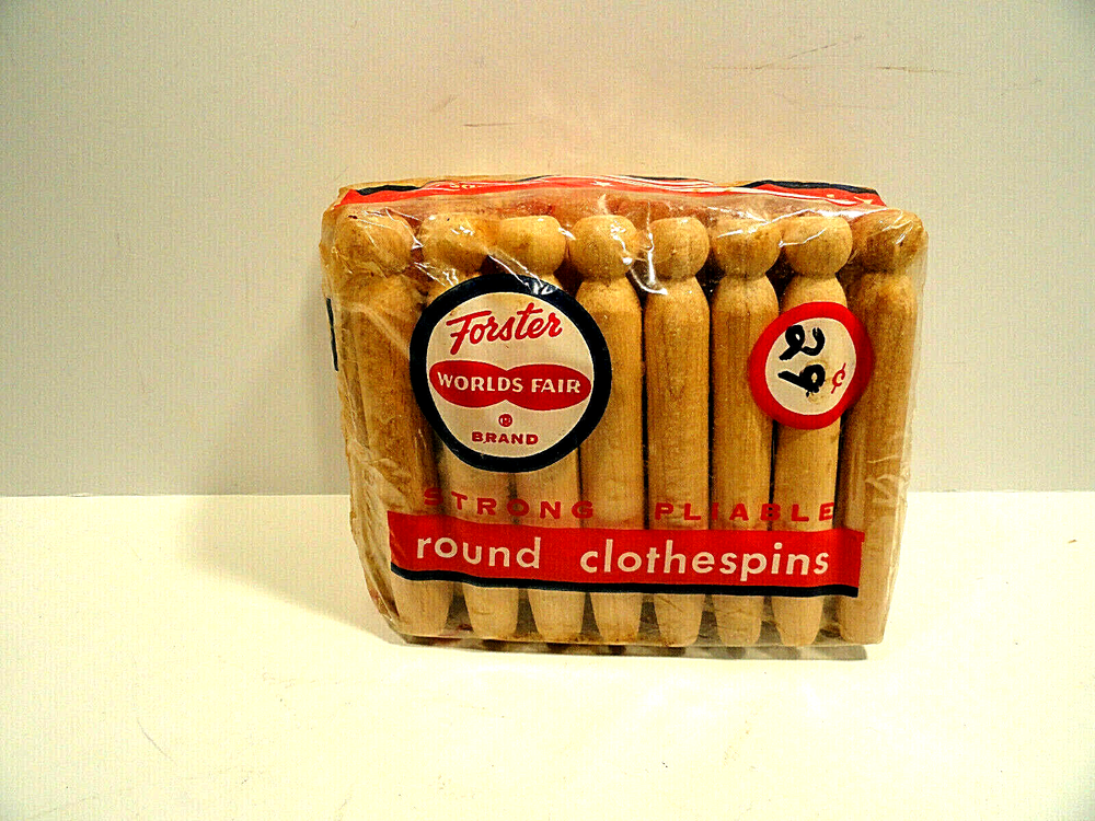 Forster 24 Worlds Fair Round Clothespins