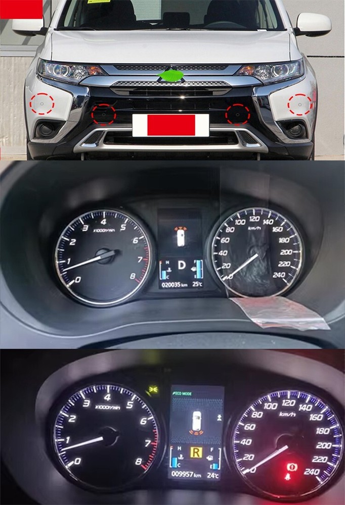Car Parking Sensor Radar Buzzer For Mitsubishi Outlander Eclipse Cross 2013~2024