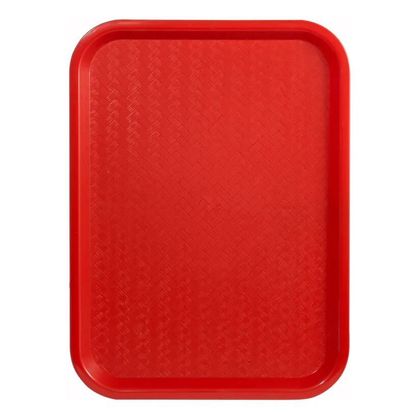 Winco FFT-1216R Red Fast Food Tray