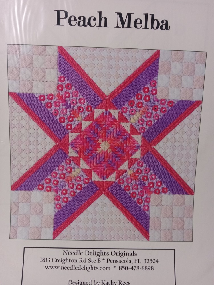 Needlepoint Pattern Booklet "Peach Melba"