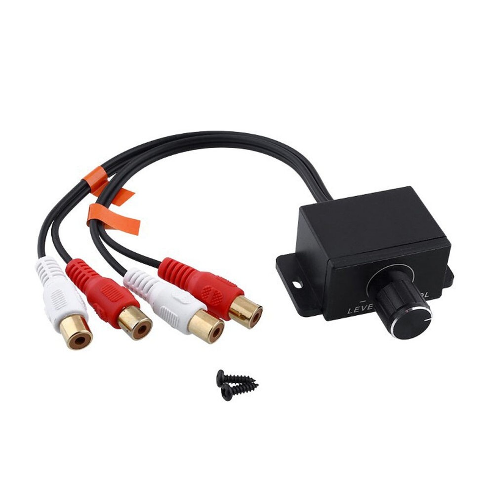Car Remote Amplifier Level Controller Bass Knob Volume Control Cable Universal