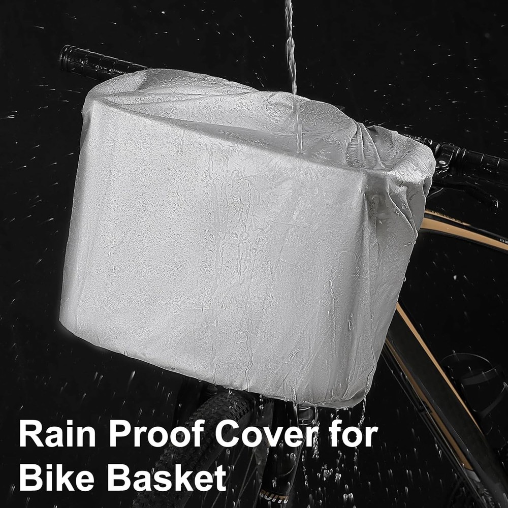 Multi-Purpose Bike Basket with Pouches