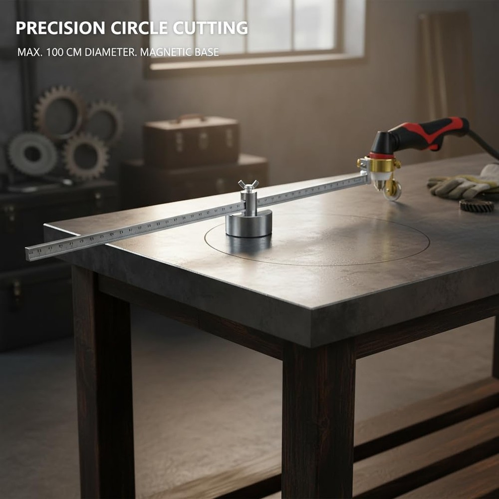 Circle Cutter for Plasma Cutter Plasma Torch Circle Cutter Adjustable Rolling...