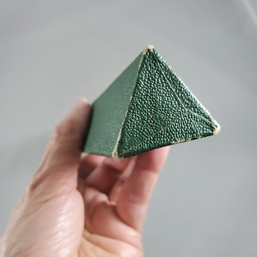 Faber Castell Triangular Engineering Ruler w/ Green Box 883/72 Germany Vintage