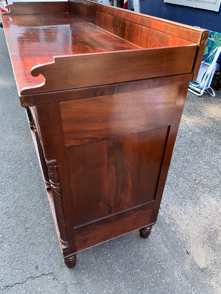 empire classical sideboard Circa 1825 NY Possibly Duncan Phyfe Mahogany