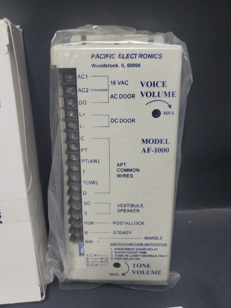 Pacific Electronics Af-1000 Amplifier for intercom systems