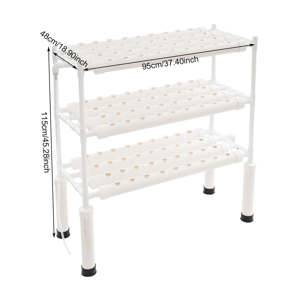 Vertical Hydroponics Growing Kit Hydroponic Rack 108-Hole Hydroponic Growing Kit