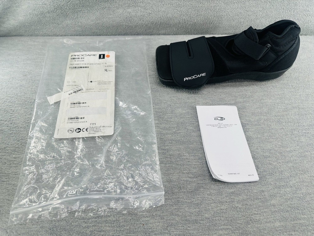 PROCARE - Squared Toe Post-Op Shoe Size M