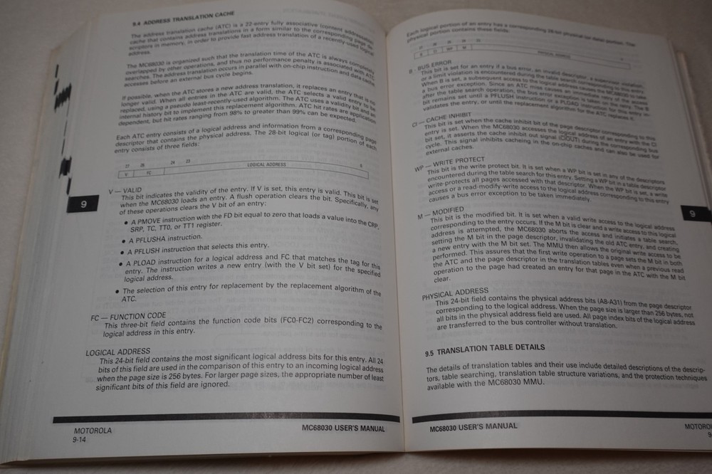 Motorola MC68030 Enhanced 32-Bit Microprocessor User's Manual 2nd Edition