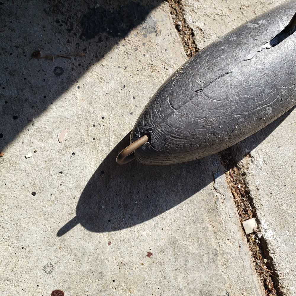 Vintage lead boat anchor?