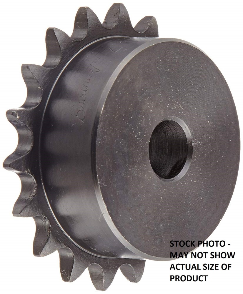 60B20 Sprocket,Plain,#60 CHAIN 20 TEETH MINIMUM BORE SPROCKET