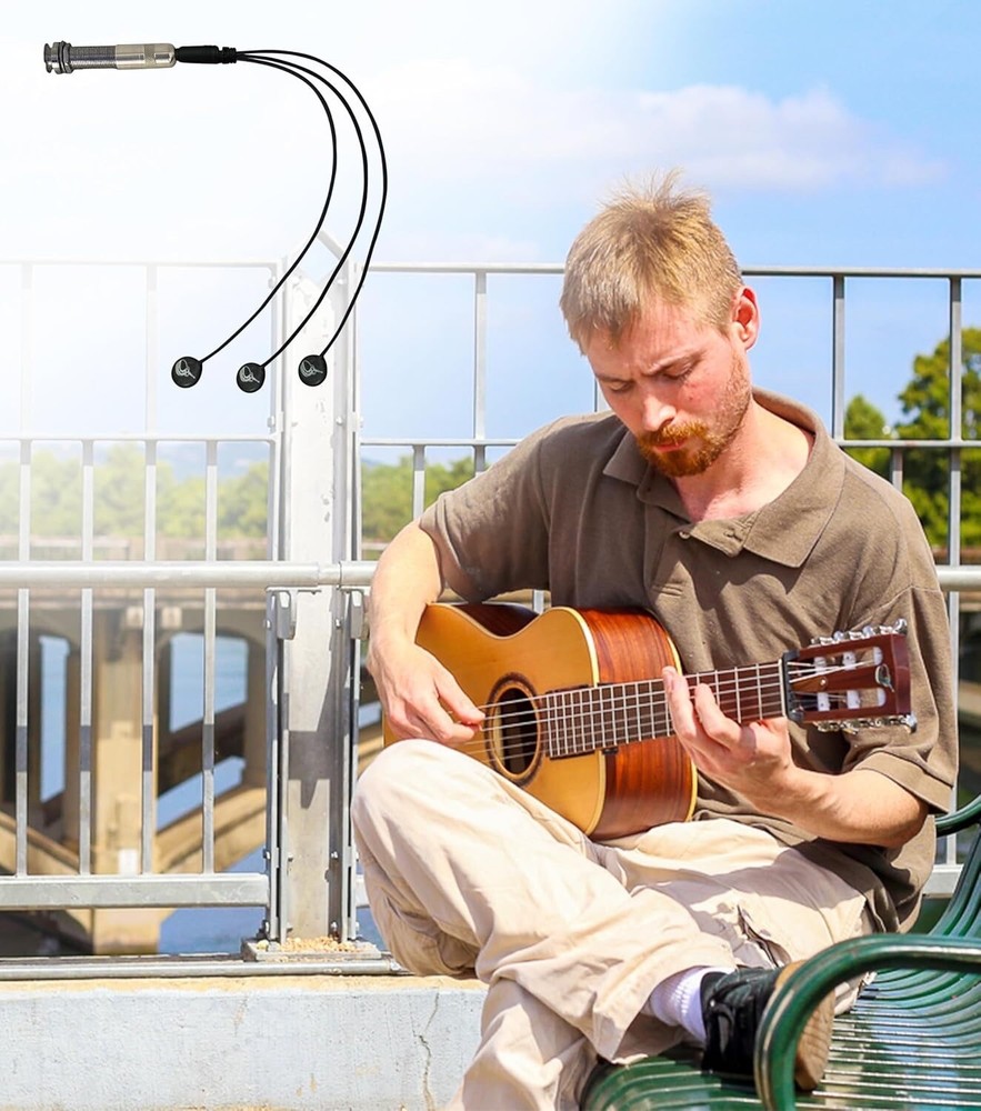 Journey Instruments EP101KM Three Balanced German Passive Pickup Mini Piezos