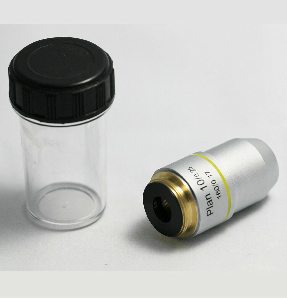 ProScope Microscope Objective Lens PLAN DIN 4X 10X 20X 40X 60X 100X RMS Thread