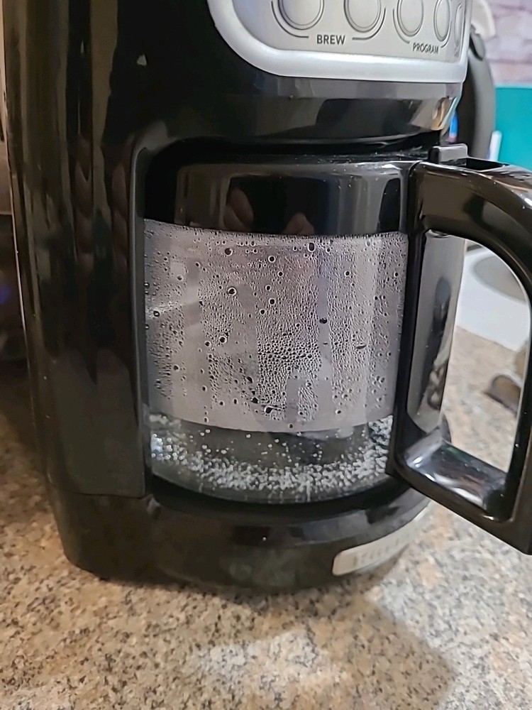 KitchenAid 10-Cup Programmable Coffee Maker KCM511ER-1 Black Working TESTED