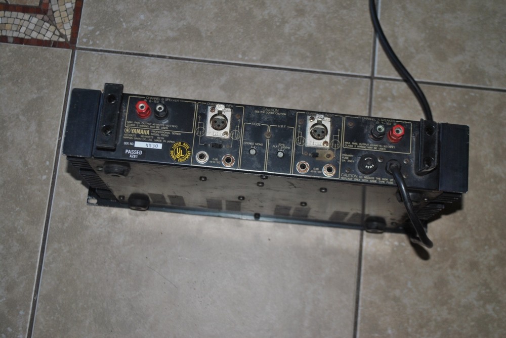 yamaha model p2050 power amplifier