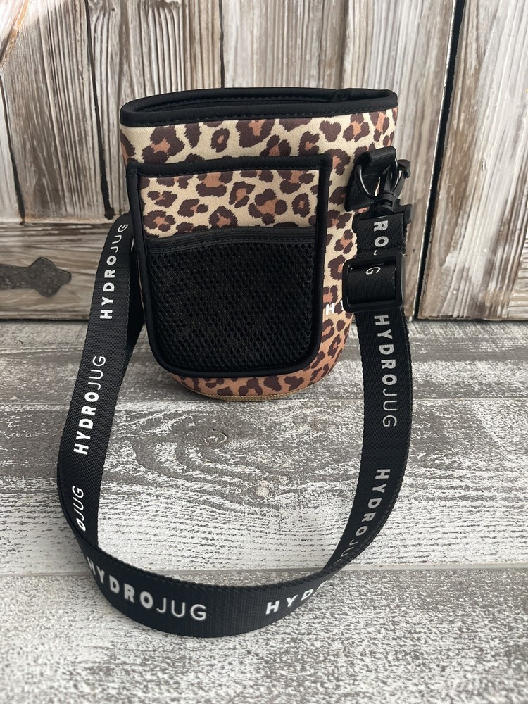 HydroJug Sleeve Leopard print! sleeve and strap only- no bottle