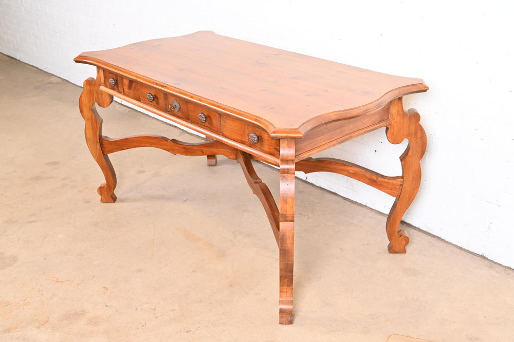 Romweber Spanish Baroque Carved Pine Writing Desk