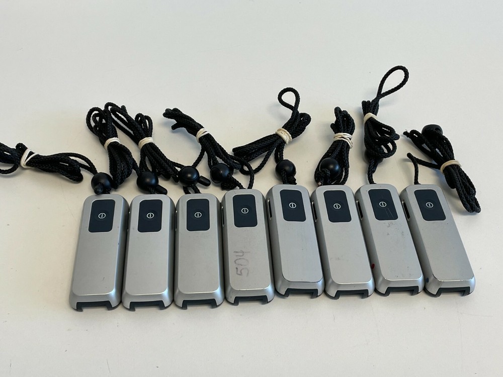 BB18: Lot of 8 Phonak EasyLink Transmitter (Transmitter Only)