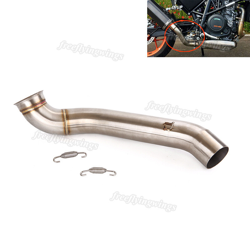 Exhaust Mid Link Pipe Connect 51mm Tip System Modified for DUKE 690 2012-2018