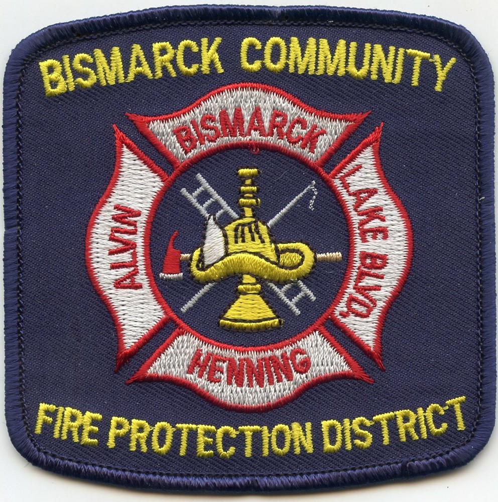 BISMARCK COMMUNITY FIRE PROTECTION DISTRICT ILLINOIS IL FIRE PATCH
