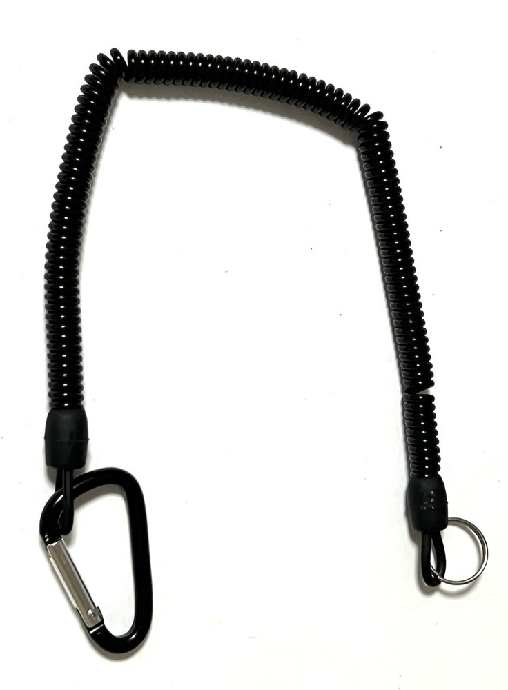 Tackle Lures Split Rings Lanyard with Fish Snap Connector
