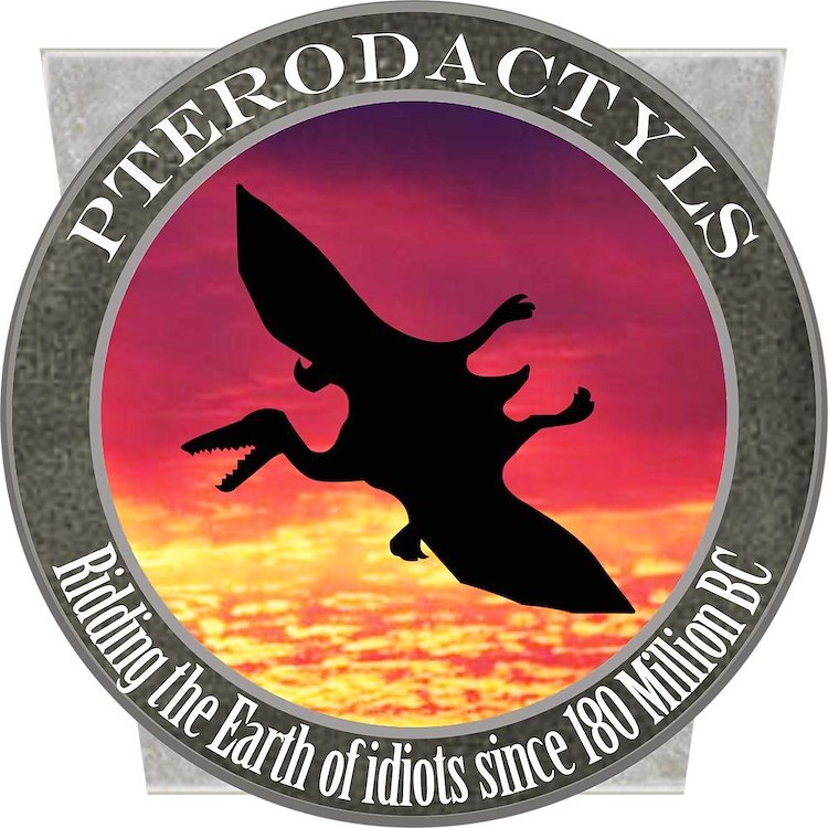 CafePress Pterodactyls 10" Wall Clock (228968883)