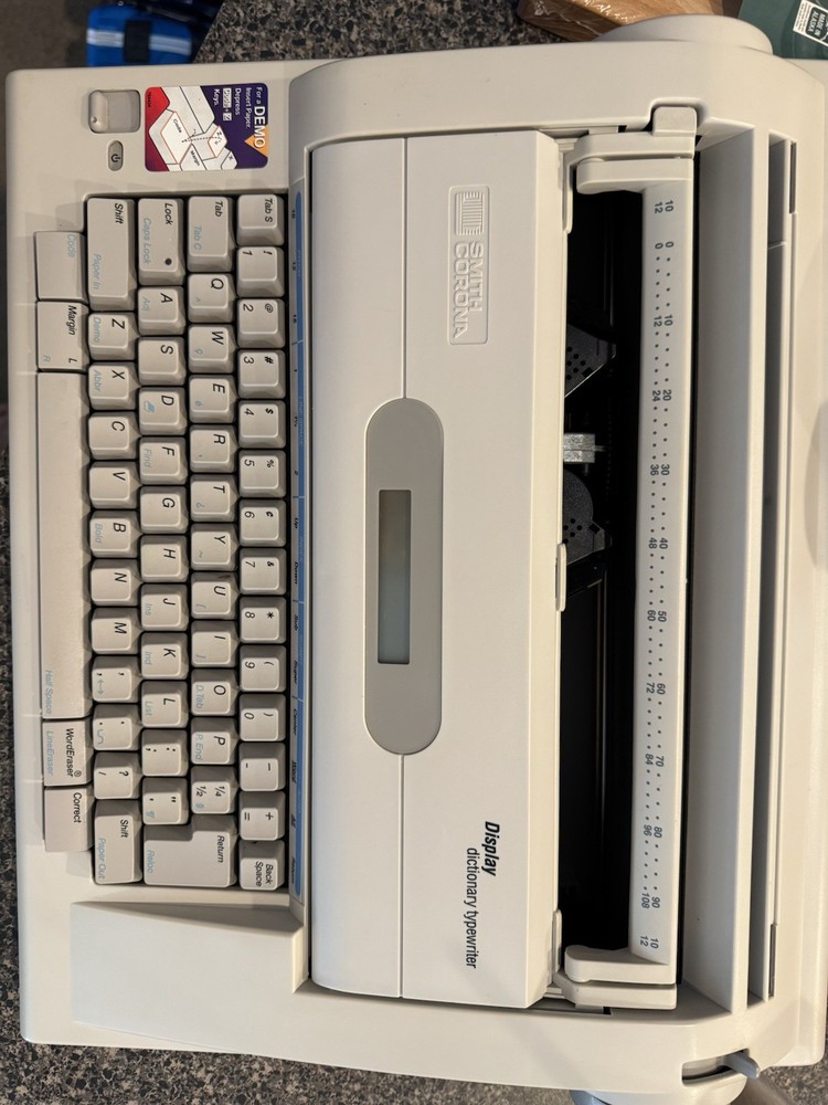 Smith Corona The Display Dictionary Typewriter In Original Box